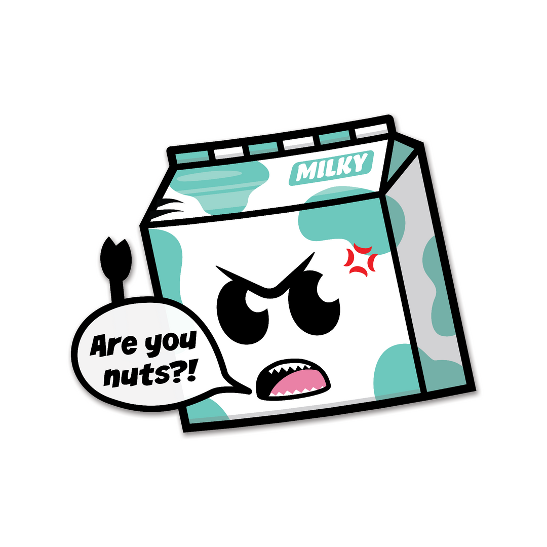 Carto Kun - Are You Nuts?! Peeker Sticker