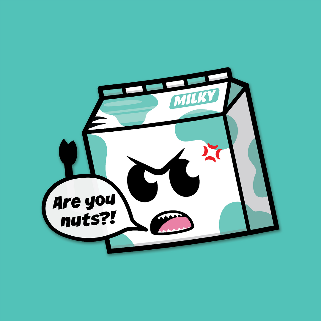 Carto Kun - Are You Nuts?! Peeker Sticker