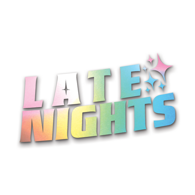 Late Nights Diecut Sticker