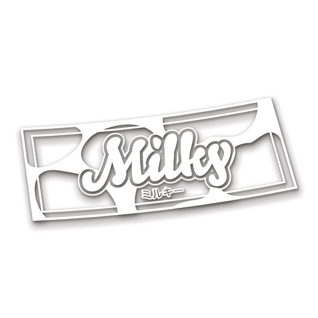 Milky Box Diecut Sticker