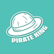 Pirate King Diecut Sticker