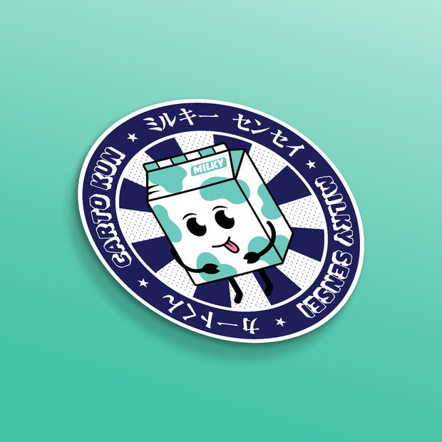 Carto Kun Circle Slap Sticker